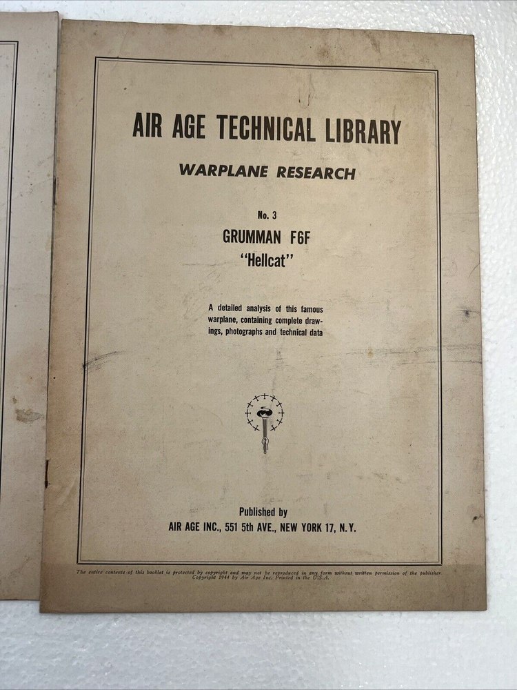 Air Age Technical Library Warplane Research Lockheed,Hellcat, Thunderbolt WwII