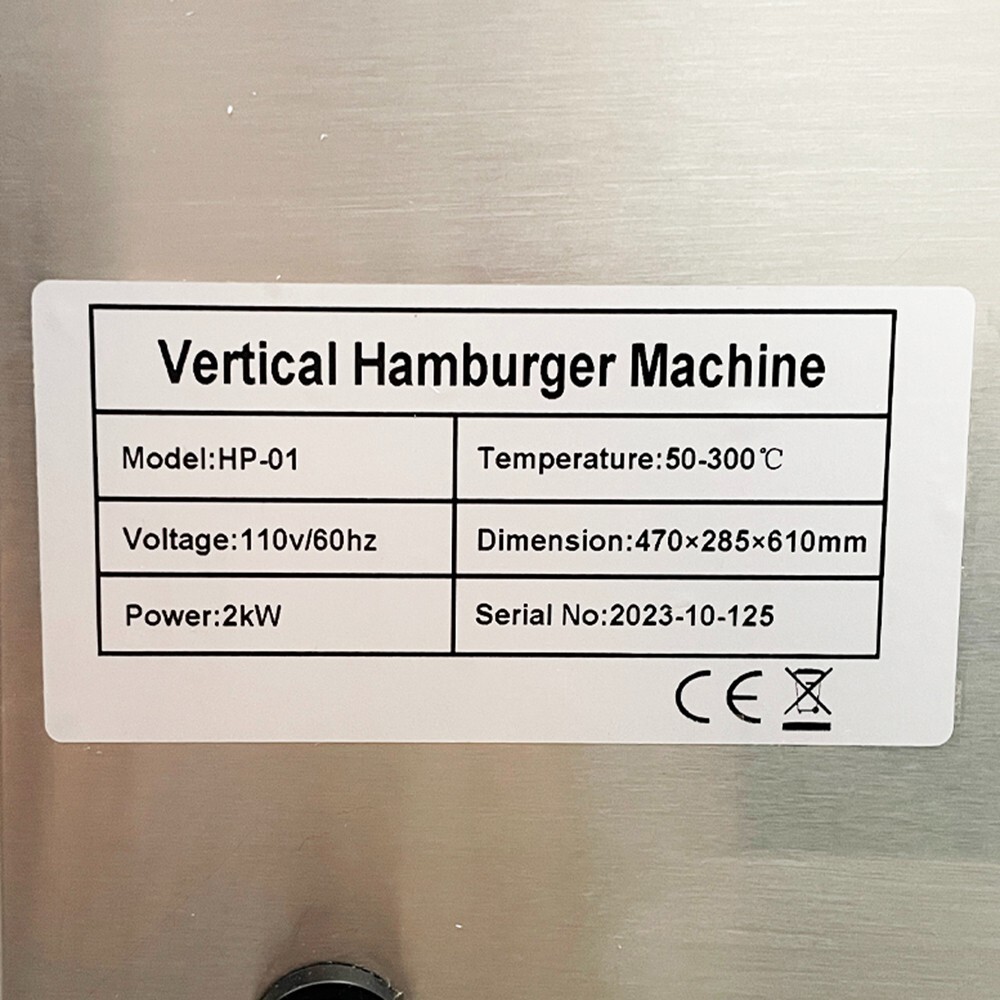 Commercial Chain Hamburger Heating Machine Large-Batch Hamburger Maker