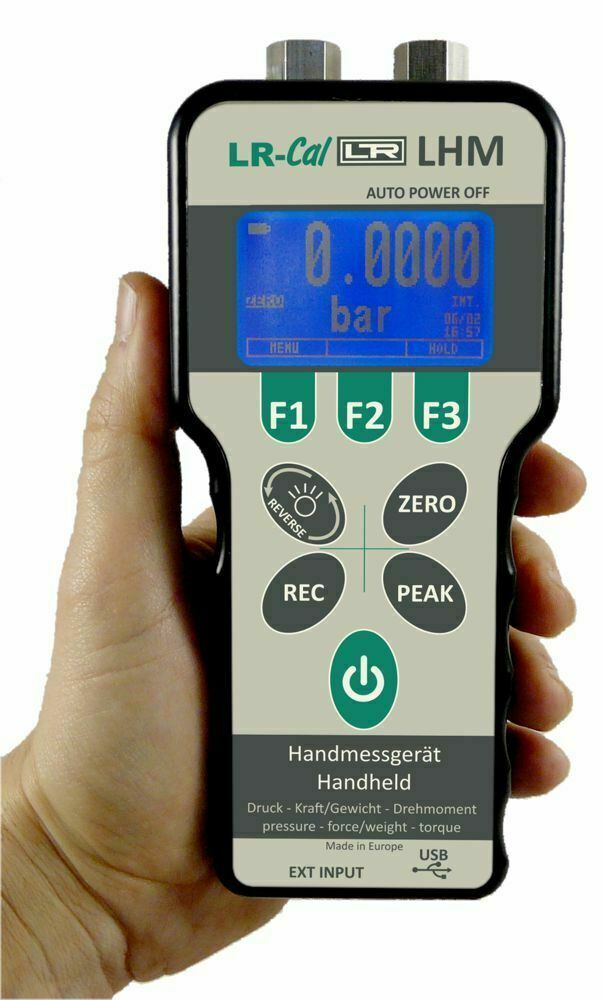 LR-Cal LHM DP Pressure / Torque Meter with Differential Pressure Sensor ±0.1%