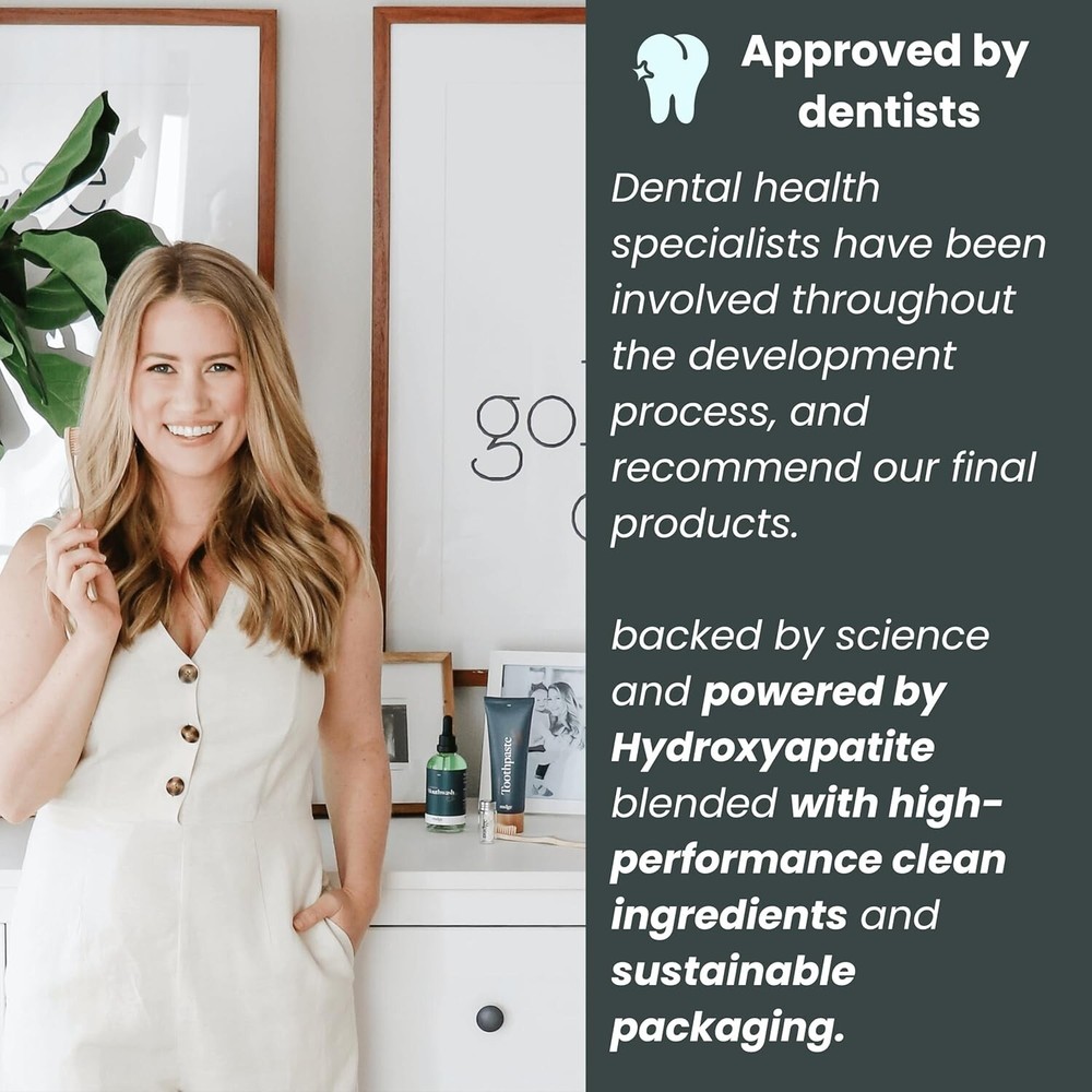 Nudge 10% Nano Hydroxyapatite Toothpaste with Vitamin E, Fluoride-Free, 4 Oz ...