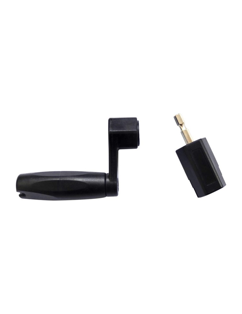 Guitar String Winder & Bridge Pin Remover for String Instruments - Black
