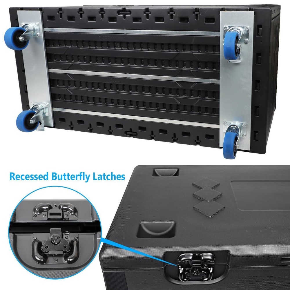 Road Case ATA Cable Trunk & Utility Flight Case for Transporting Audio Gear