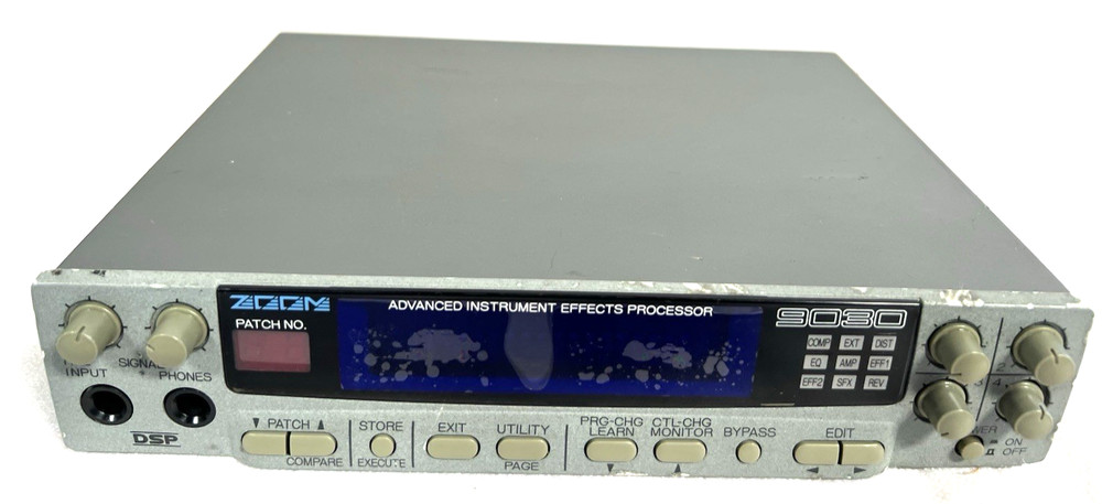 Repaired Zoom 9030 Advanced Instrument Effects Processor /Tested, Works