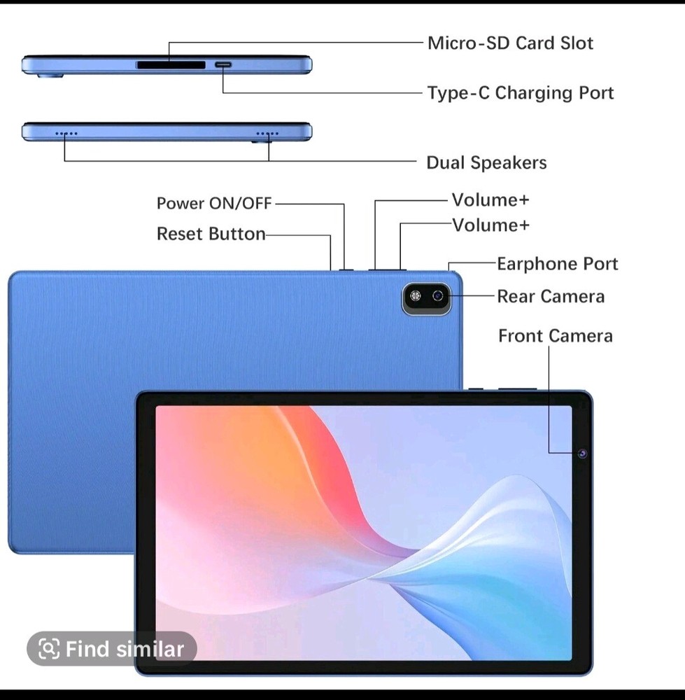 10.1" Android 12 Tablet