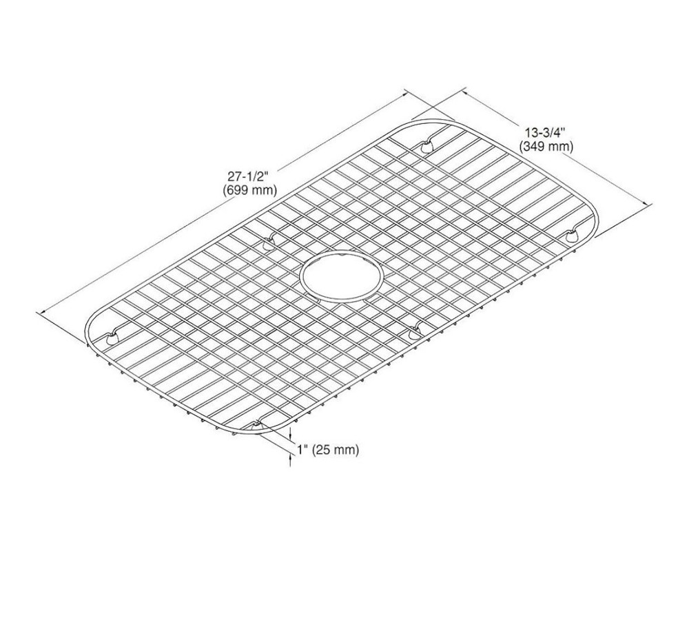 KOHLER Verse Bottom Basin Rack Single Basin