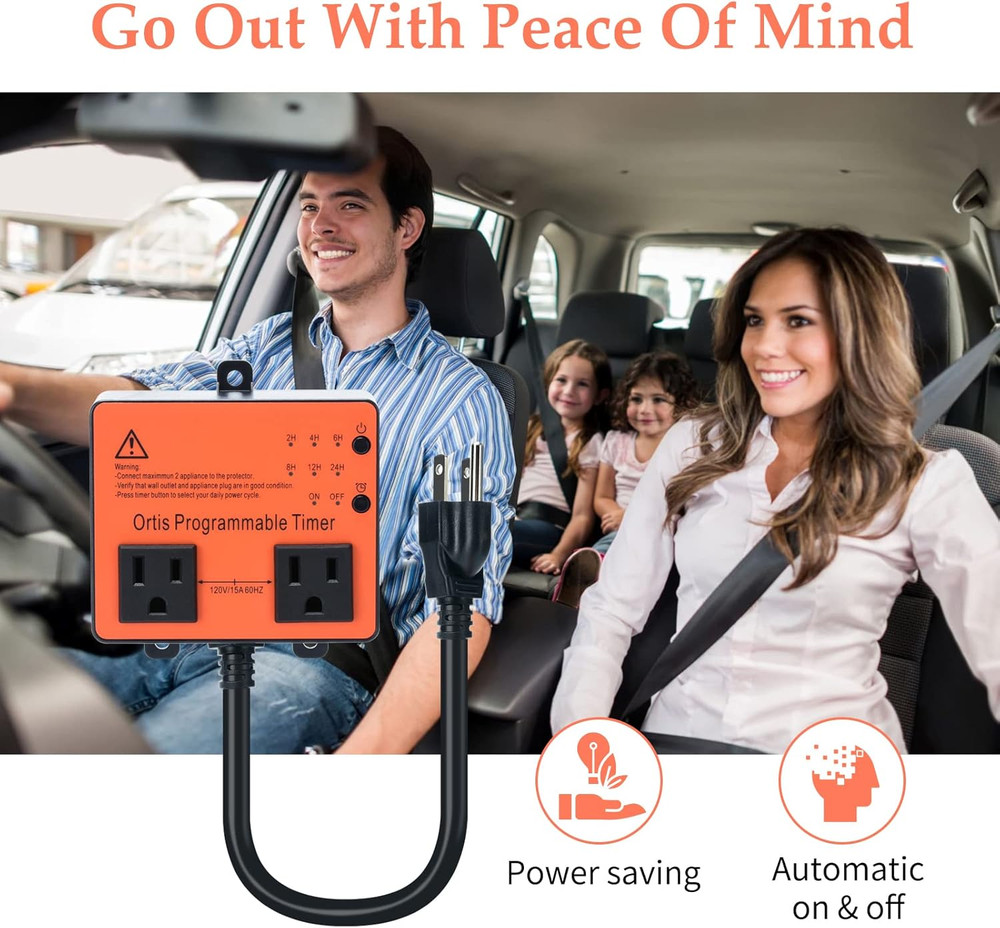 Above Ground Pool Timer, Smart Pool Timer with One-Button Operation, for Swimmi