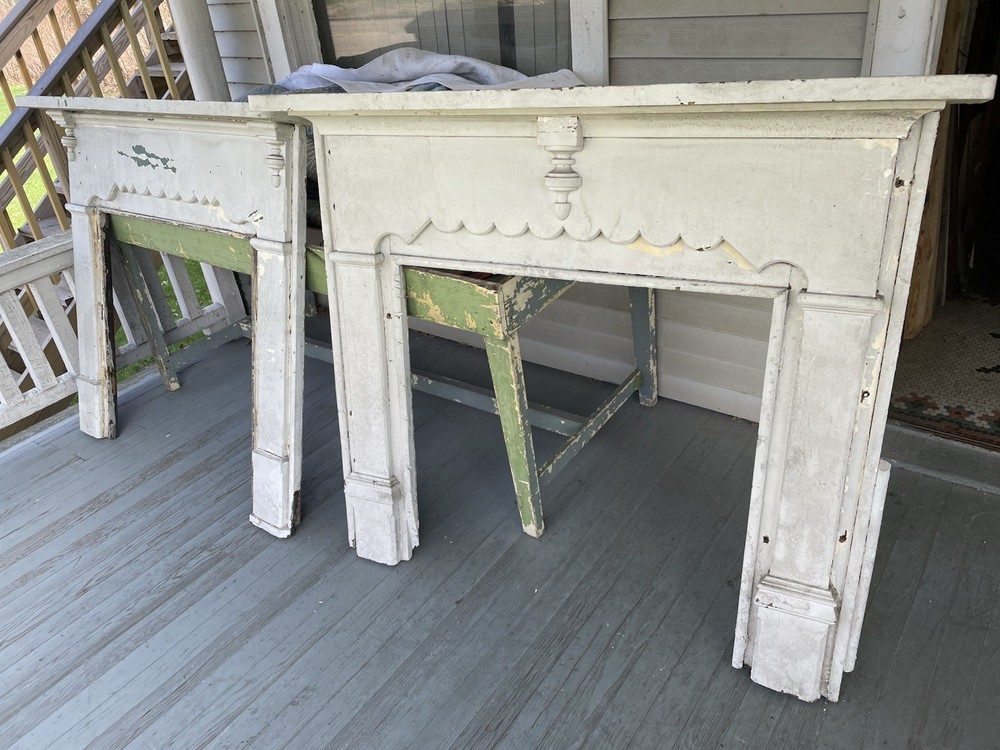 fireplace mantle
