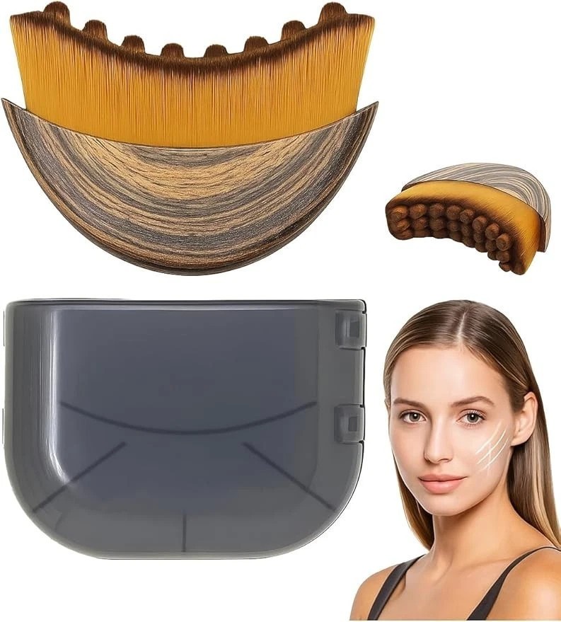 New Lymphatic Contour Face Brush, Lymphatic Drainage Massager by Glowiex