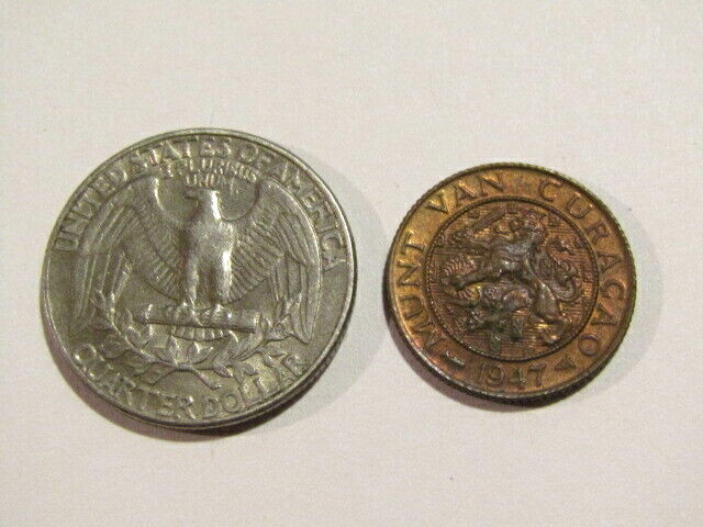 Curacao Netherlands 1947 1 Cent Coin