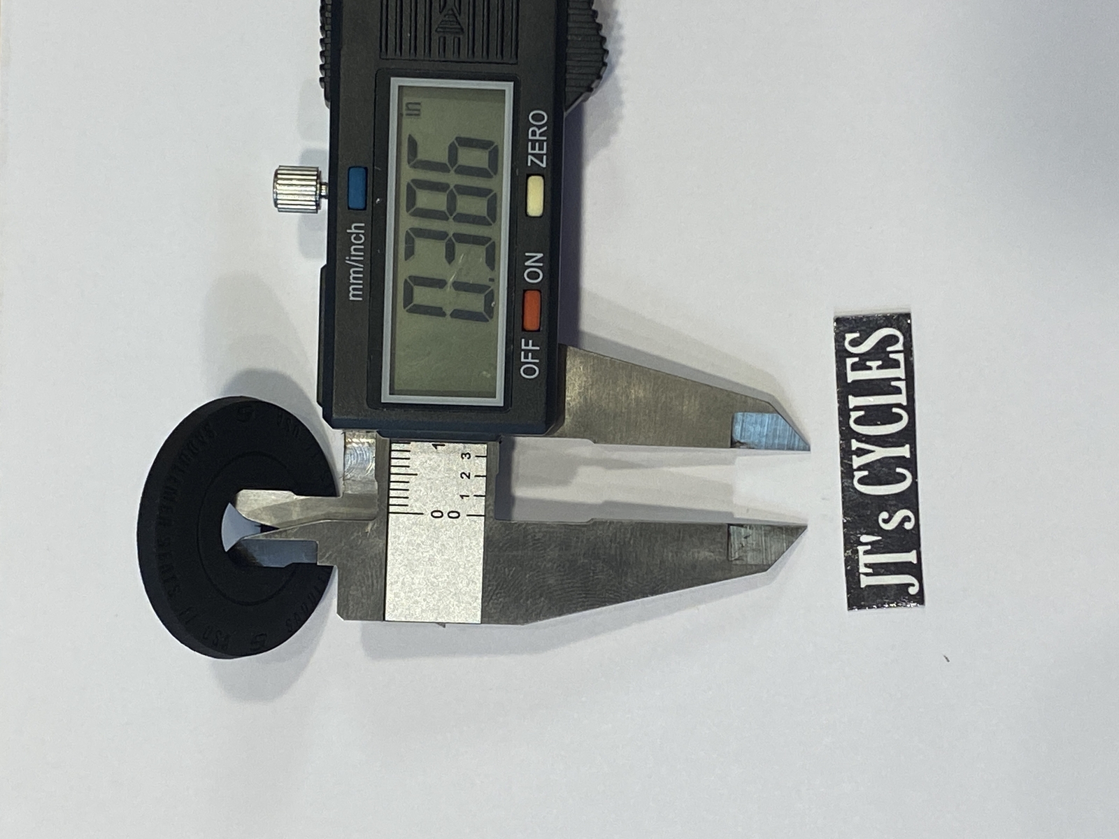 Saddlemen Single Black Motorcycle Seat To Fender Washer for Harley Davidson