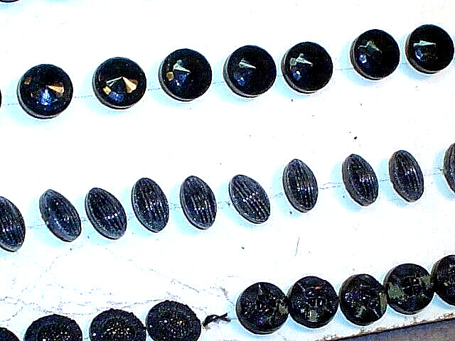 TWO SHEETS ANTIQUE BUTTONS