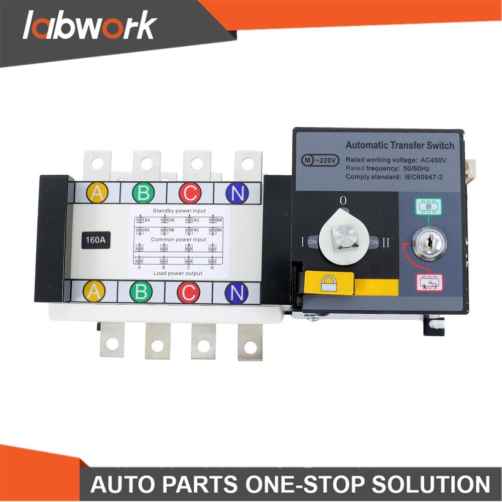 Labwork Generator Automatic Transfer Switch 160A 4P ATS 110/220V Grid To AC