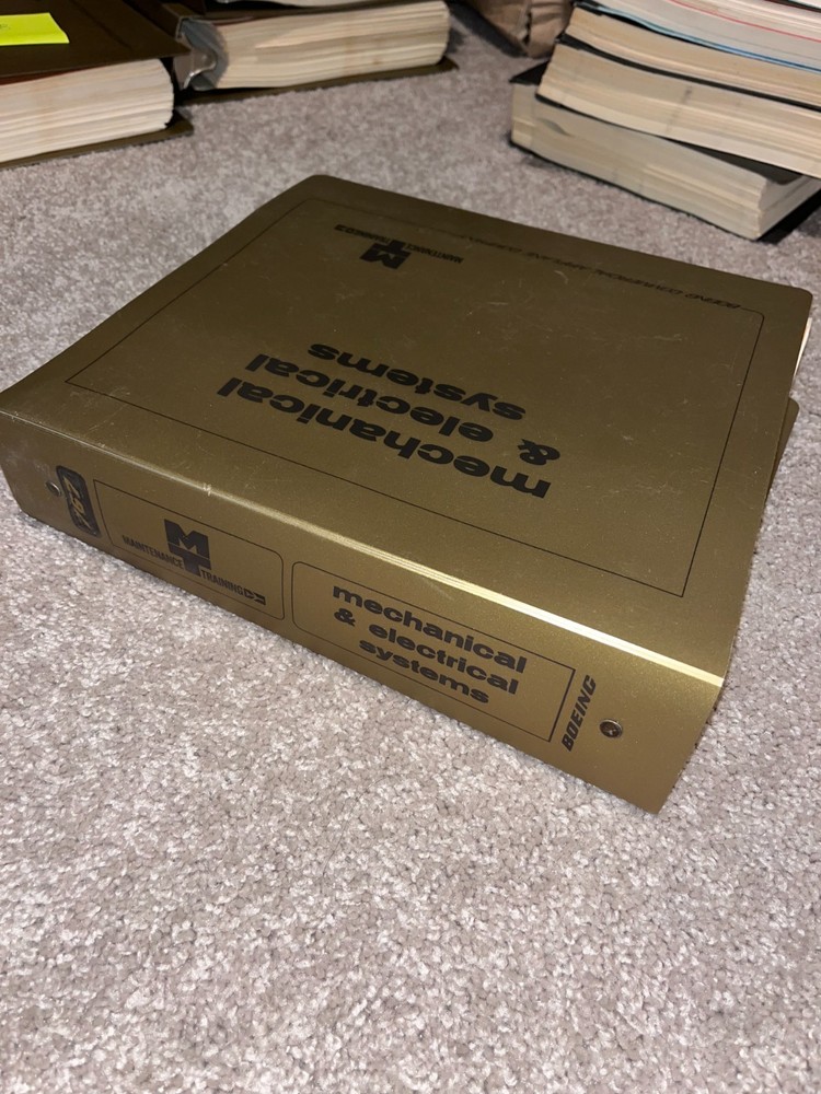 1980's Boeing 767-201ER Maintenance Training Manual