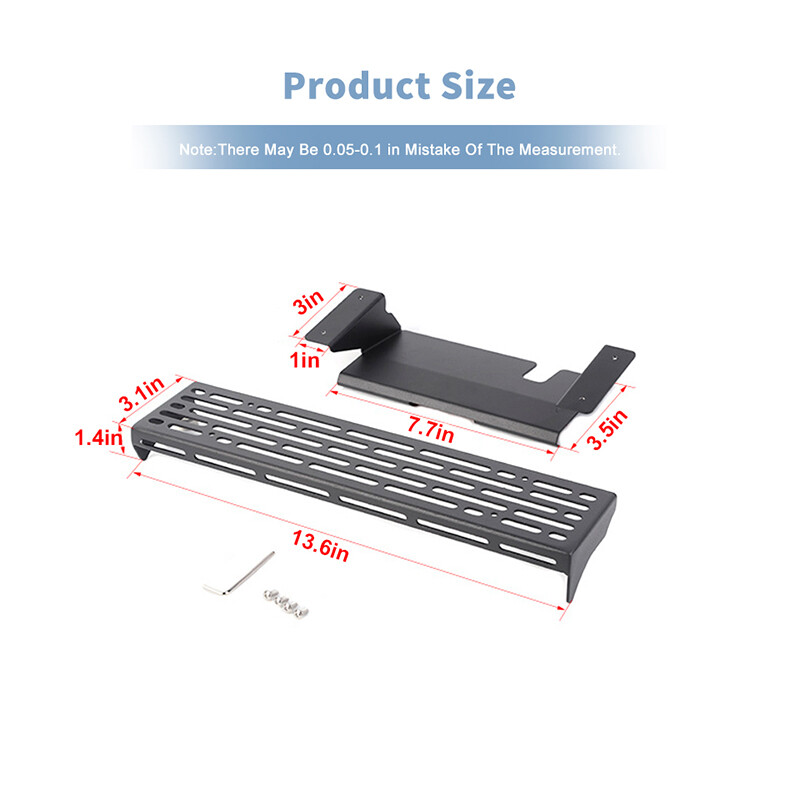 Center Console Dashboard Phone Holder Expansion Bracket Rack For 4Runner 2010+
