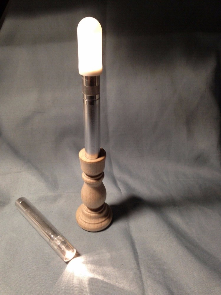 Diffuser for Mag-Lite Solitaire and Similar Size Flashlights - Frosted White