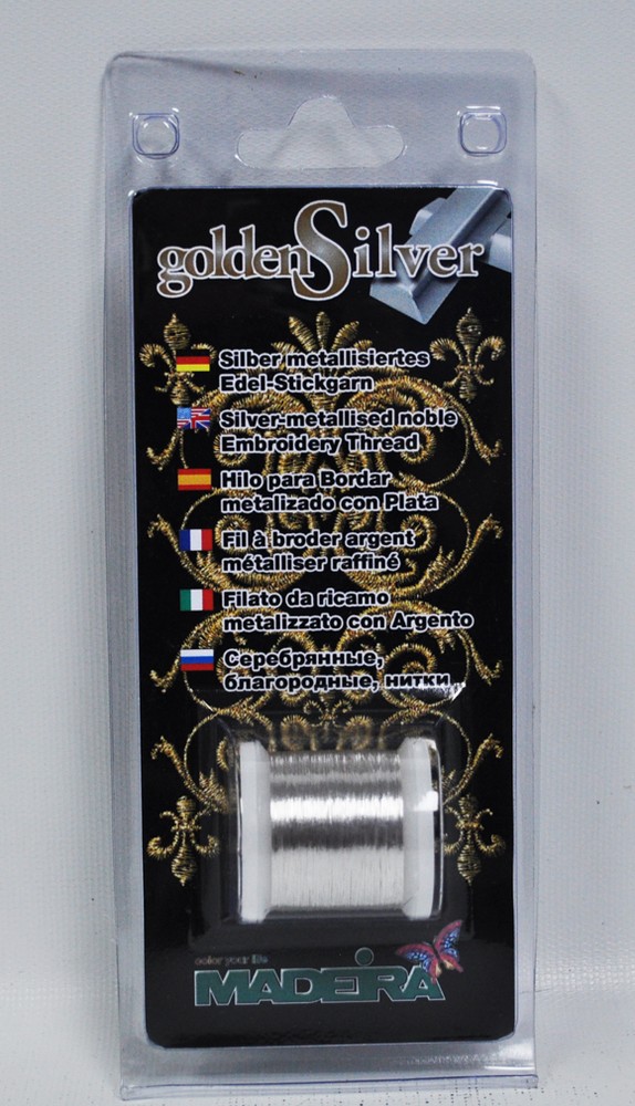 Madeira Goldensilver Thread Pure Silver