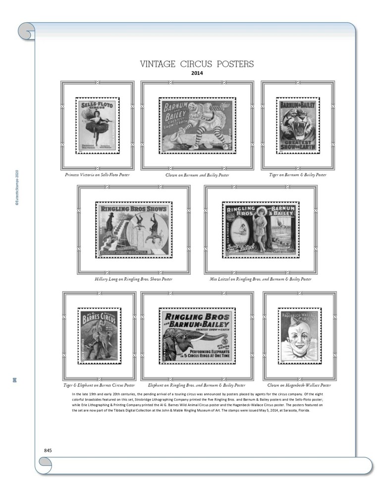 2014 U.S. Commemorative Singles COMPLETE Supplement (White Ace Alternative)