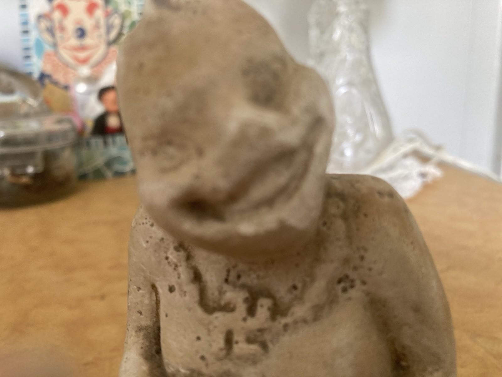 Ntadi superb stone figure statue