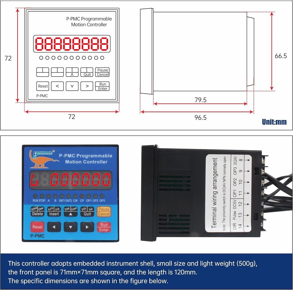 Single Axis CNC Motion Programmable Controller 40Khz 1 Axis CNC System P-PMC Man