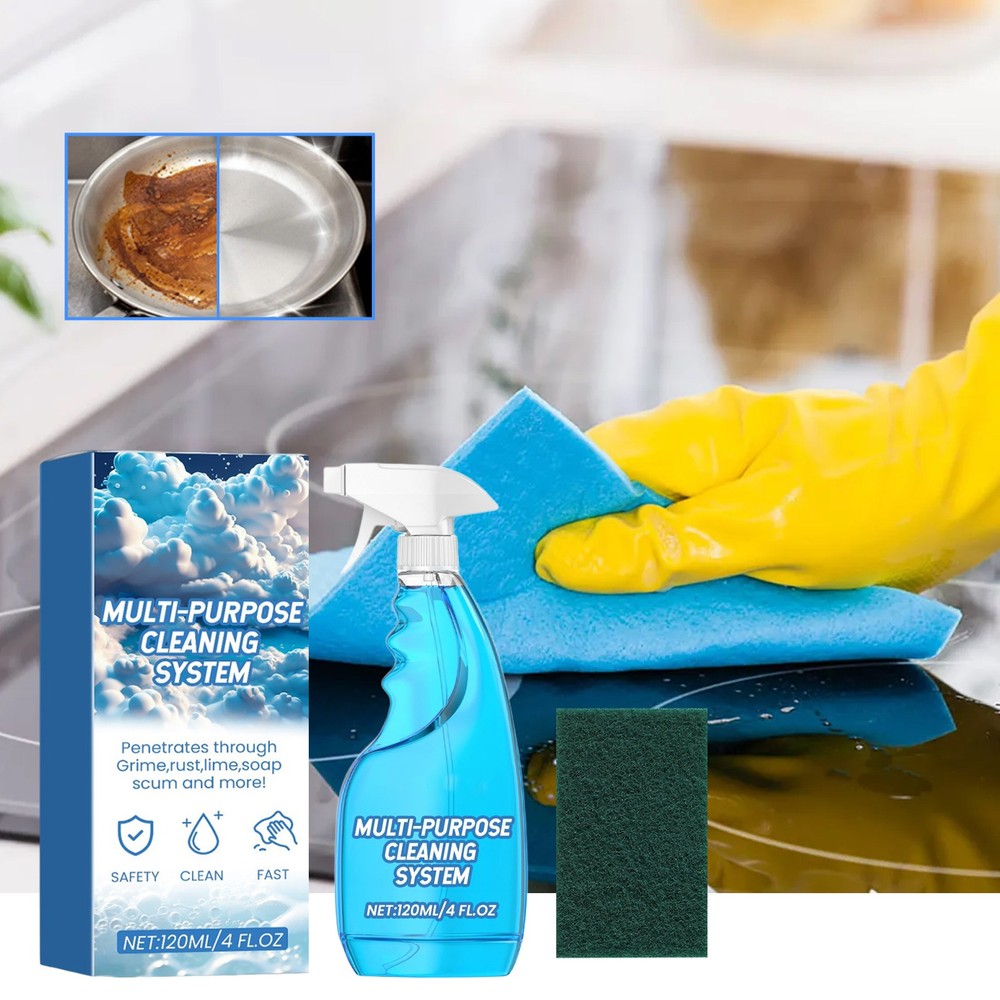 Kitchen Foam Cleaner – Gentle Multi Purpose Stove Surface Decontamination 🧼