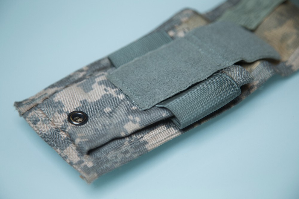 Pre MSA Paraclete Double Mag Pouch Molle ACU Pattern