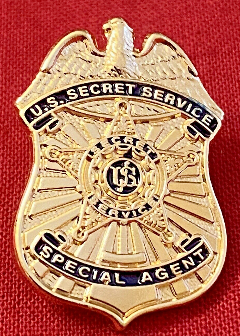 US SECRET SERVICE PINS - USSS SPECIAL AGENT & UD BADGE PINS / LOT OF TWO