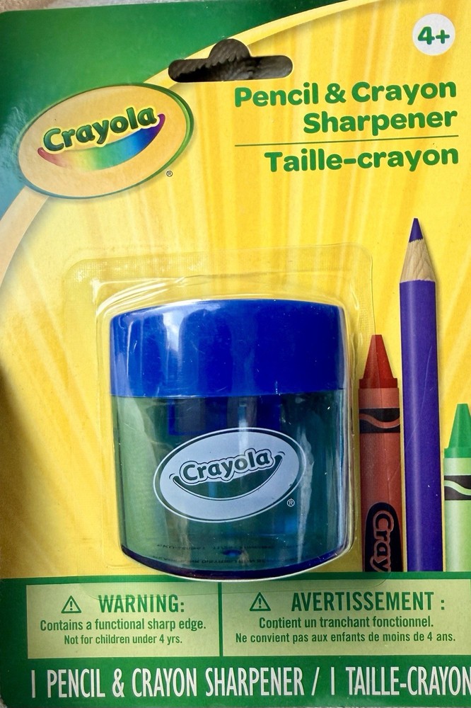 Crayola Crayon & Pencil Sharpener, New in packaging. Multiple colors available!