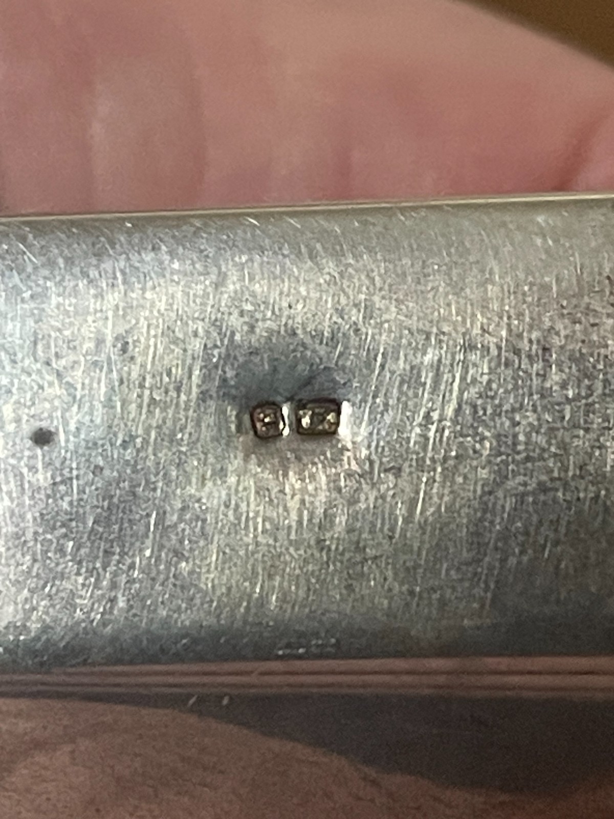 Pair 800 Silver Napkin Rings 26 g