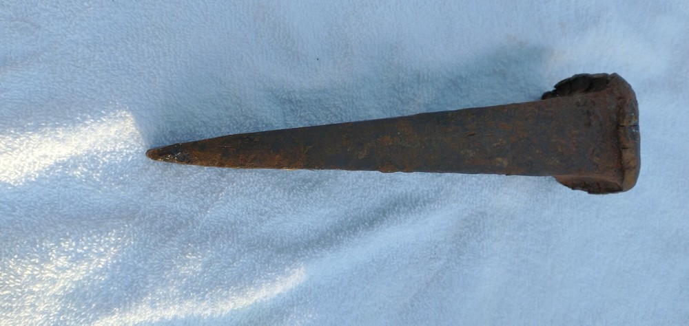 Vintage ANTIQUE Iron Log splitter # 5