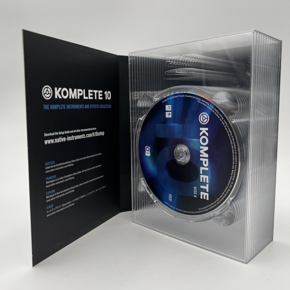 Komplete 10 For Kontrol S-Series On Disc Native Instruments READ