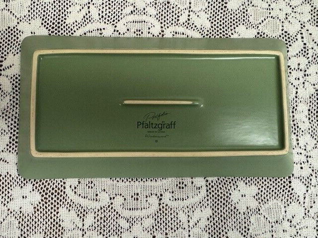 Pfaltzgraff - Winterwood - Rectangular Serving Tray - 11 1/4" - USA