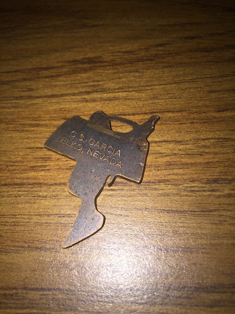 Saddle Pocket Watch Cover Elko Nevada Solid Metal Horse Equine Collector GIFT