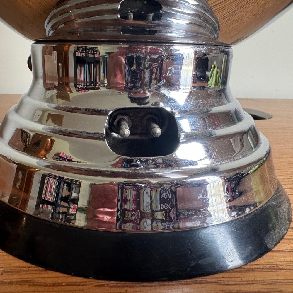 Art Deco Chrome & Bakelite Coffee Percolator By Manning Bowman