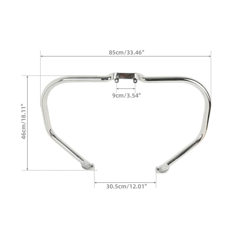 Chrome Engine Guard Crash Bar for Chieftain Springfield Roadmaster 2014-2025