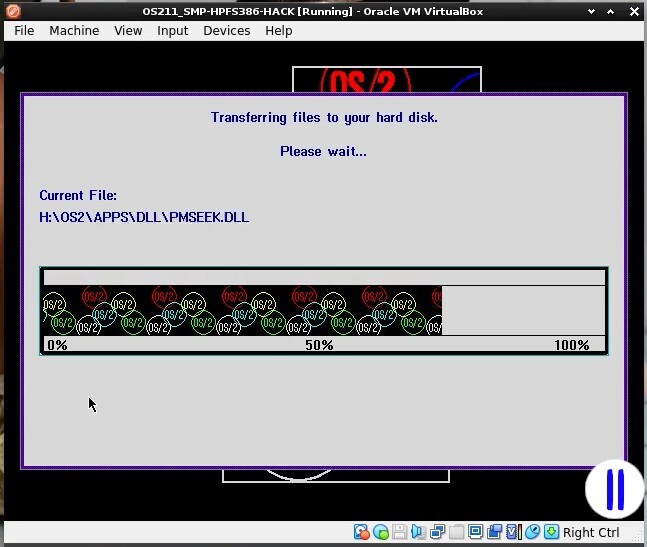 IBM OS/2 for Symmetrical Multiprocessing (SMP) v2.11 16 CPU/CORE kernel, HPFS386