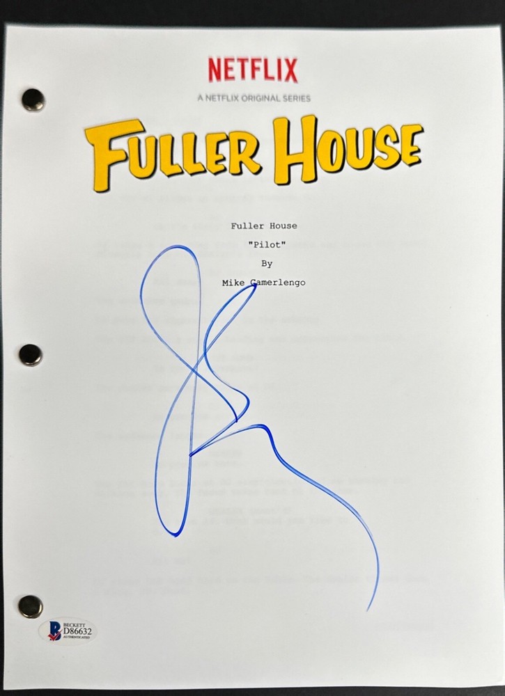 John Stamos Signed Pilot 'Fuller House' Full Script BAS B86632