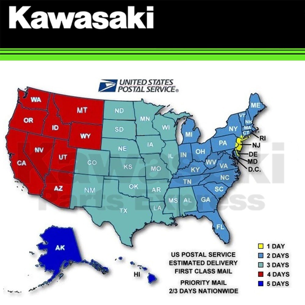 NEW 2002 - 2013 GENUINE KAWASAKI PARKING BRAKE CABLE PRAIRIE BRUTE FORCE