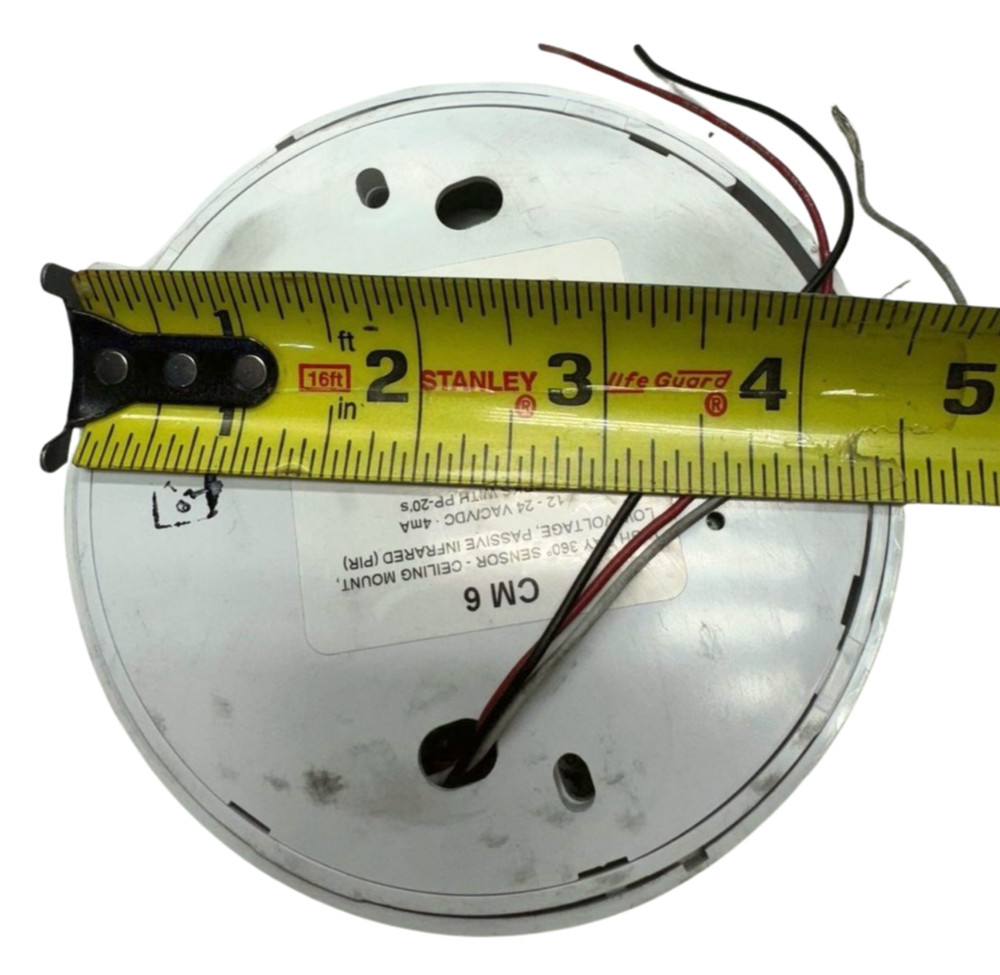 Sensor Switch CM6 High Bay 360° Sensor-Ceiling Mount, 12-24VAC/DC, 4mA