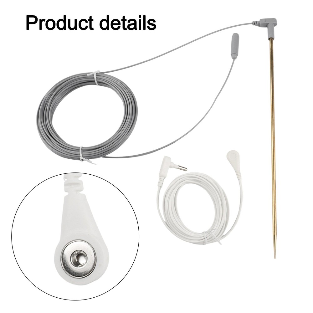 30cm Grounding Rod Kit with Two Wires for Secure Electrical Connection