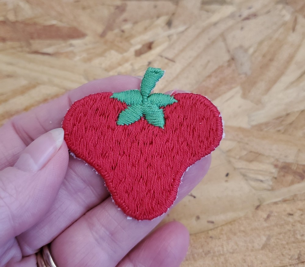 Strawberry - Fruit - Summer - Snack -  Iron On Applique Patch