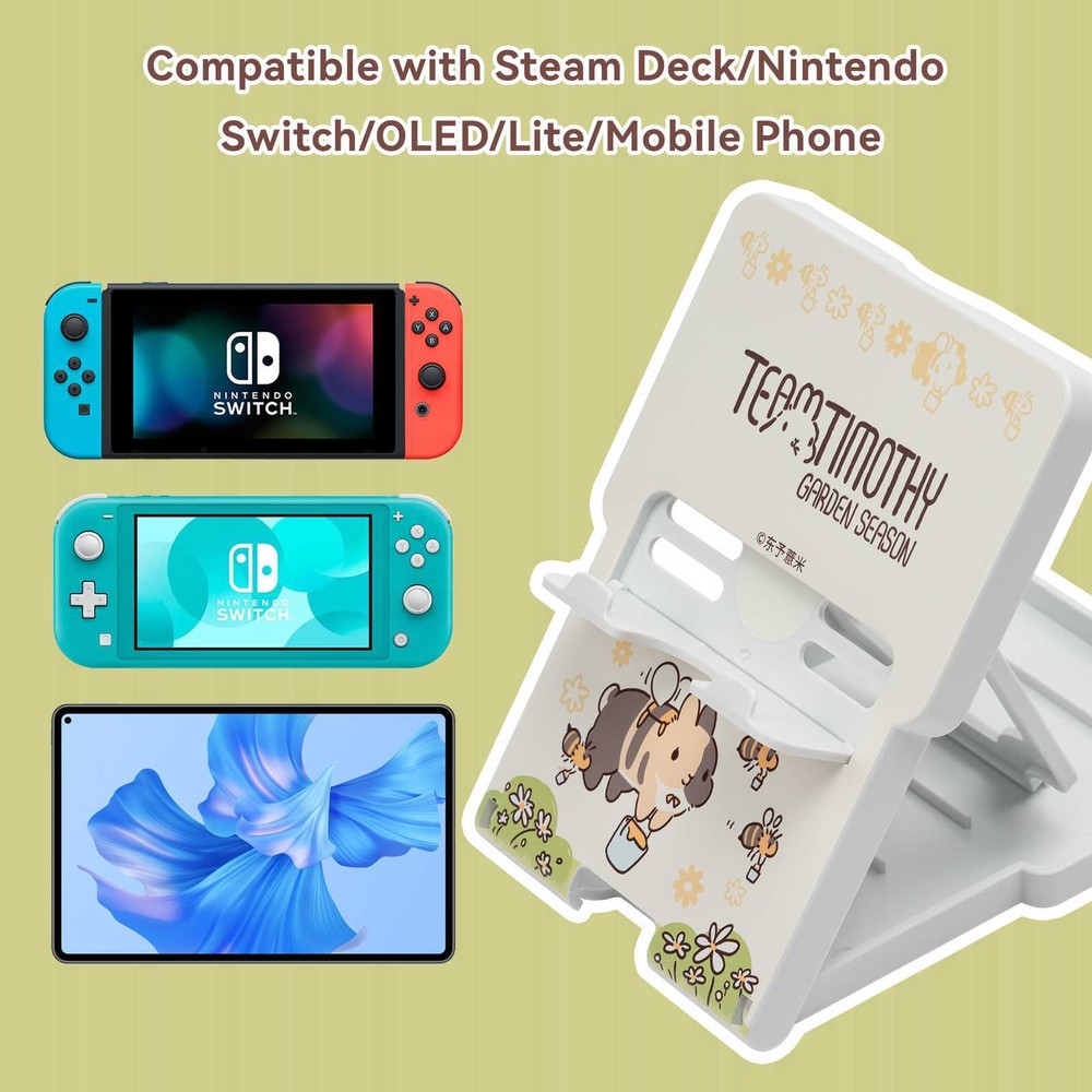 GeekShare Adjustable Playstand for Switch/OLED/Lite/Phone/Steam Deck Portable