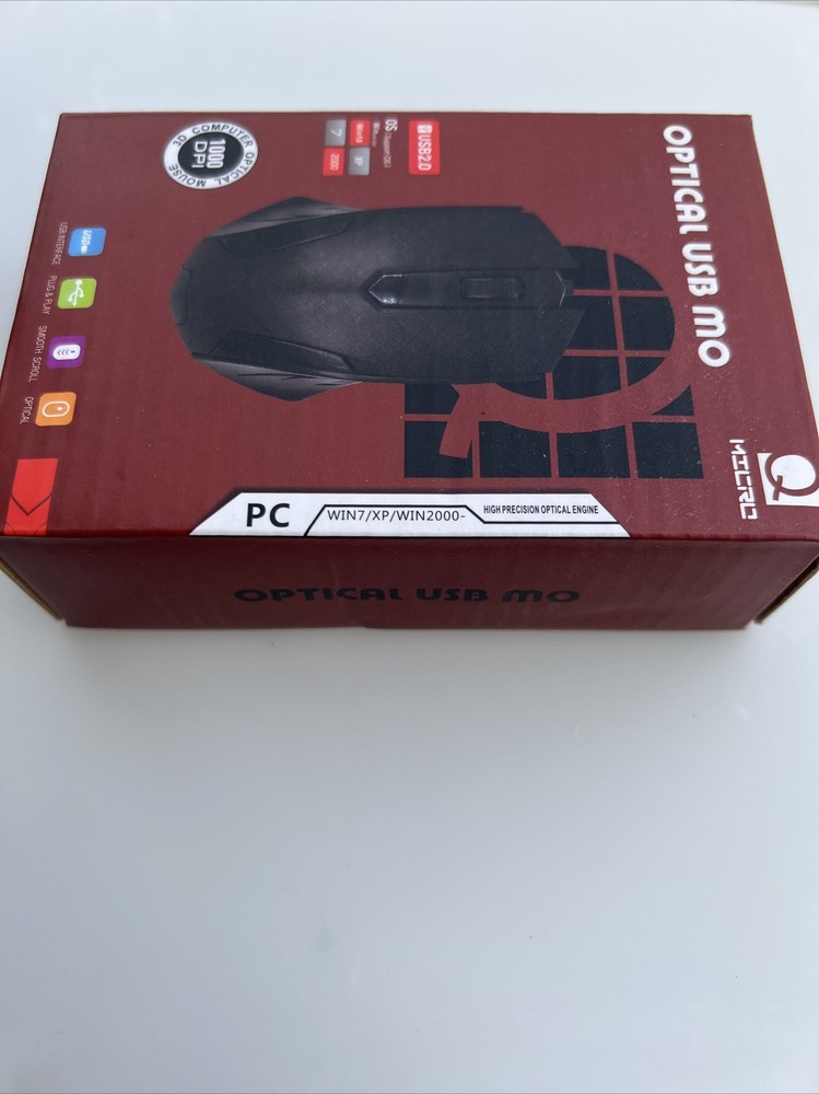 New Open In Box Q Micro Optical USB Mouse