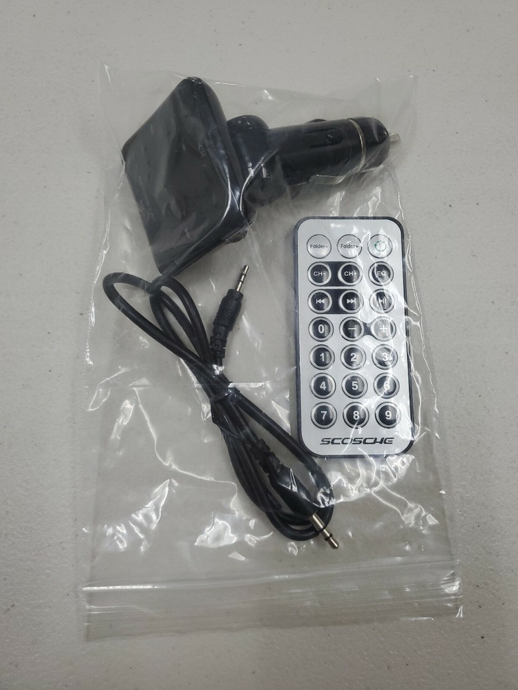 Scosche Universal Digital FM Frequencies Transmitter w/ SD Card Reader