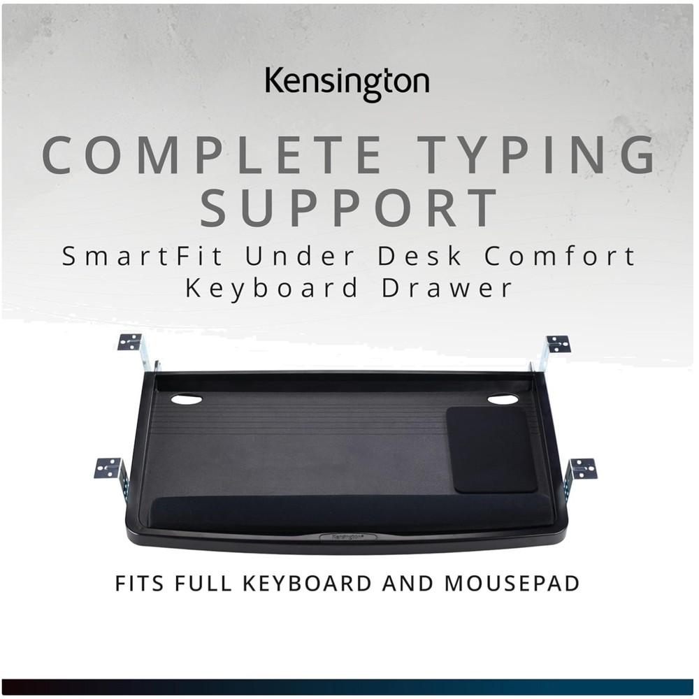Space-Saving Keyboard Tray for Office, Ergonomic Design