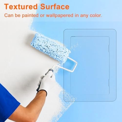 Plastic Access Panel for Drywall 4x6 Inch White