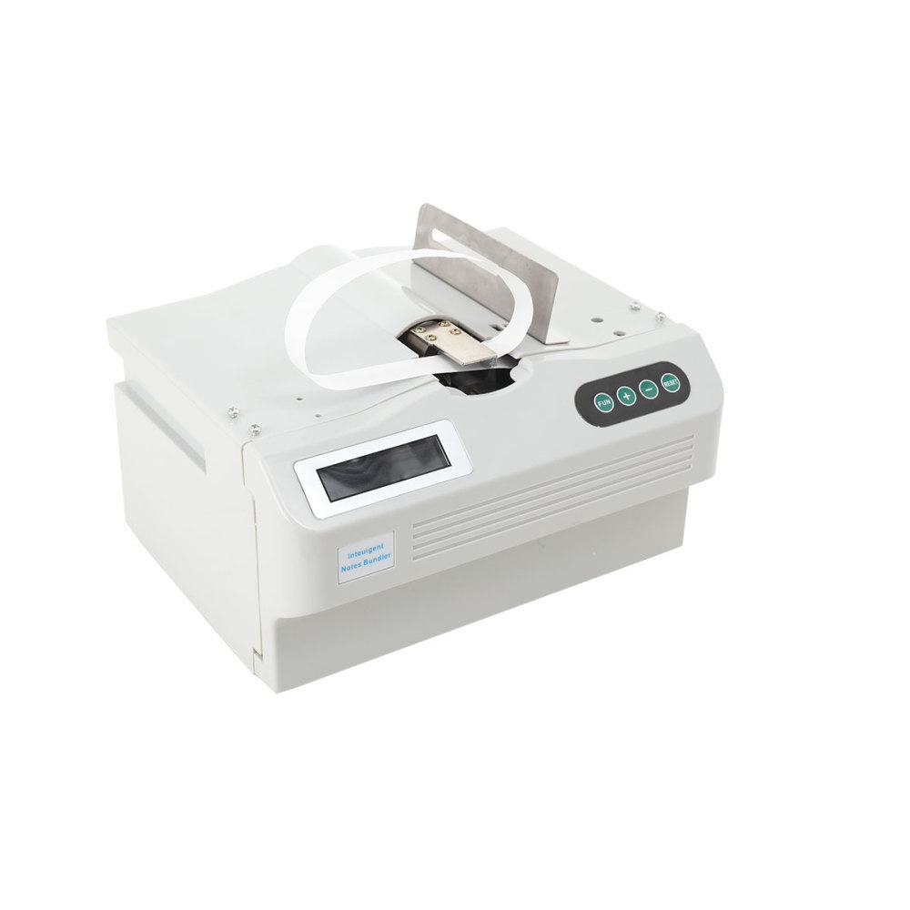 Automatic Small Banknote Binding Machine Strapping Bundling Money Packer 110V