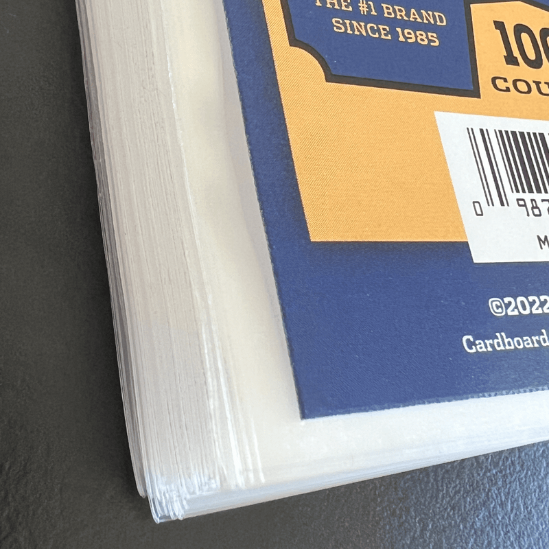 1000 CBG Premium Easy Glide Notched Easy Load THICK Card Soft Sleeves 🔥 🔥