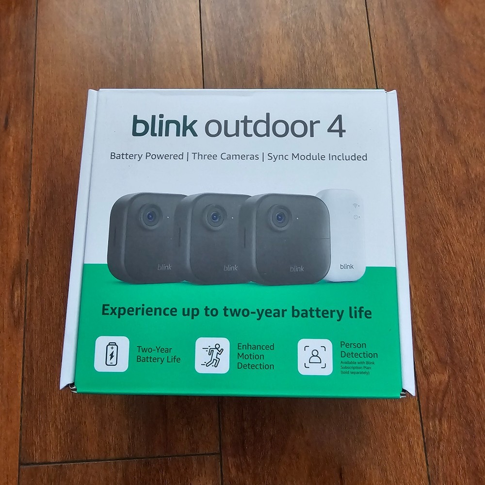 Blink Outdoor 4 Battery Powered 3-Camera Security System