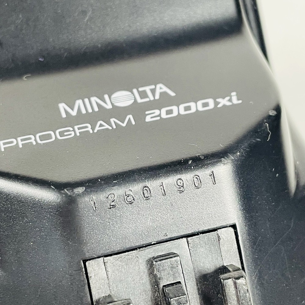 Minolta Program 2000xi Shoe Mount Flash For Minolta/Sony Alpha