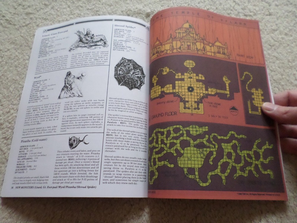 Night's Dark Terror B10 adventure module Dungeons & Dragons